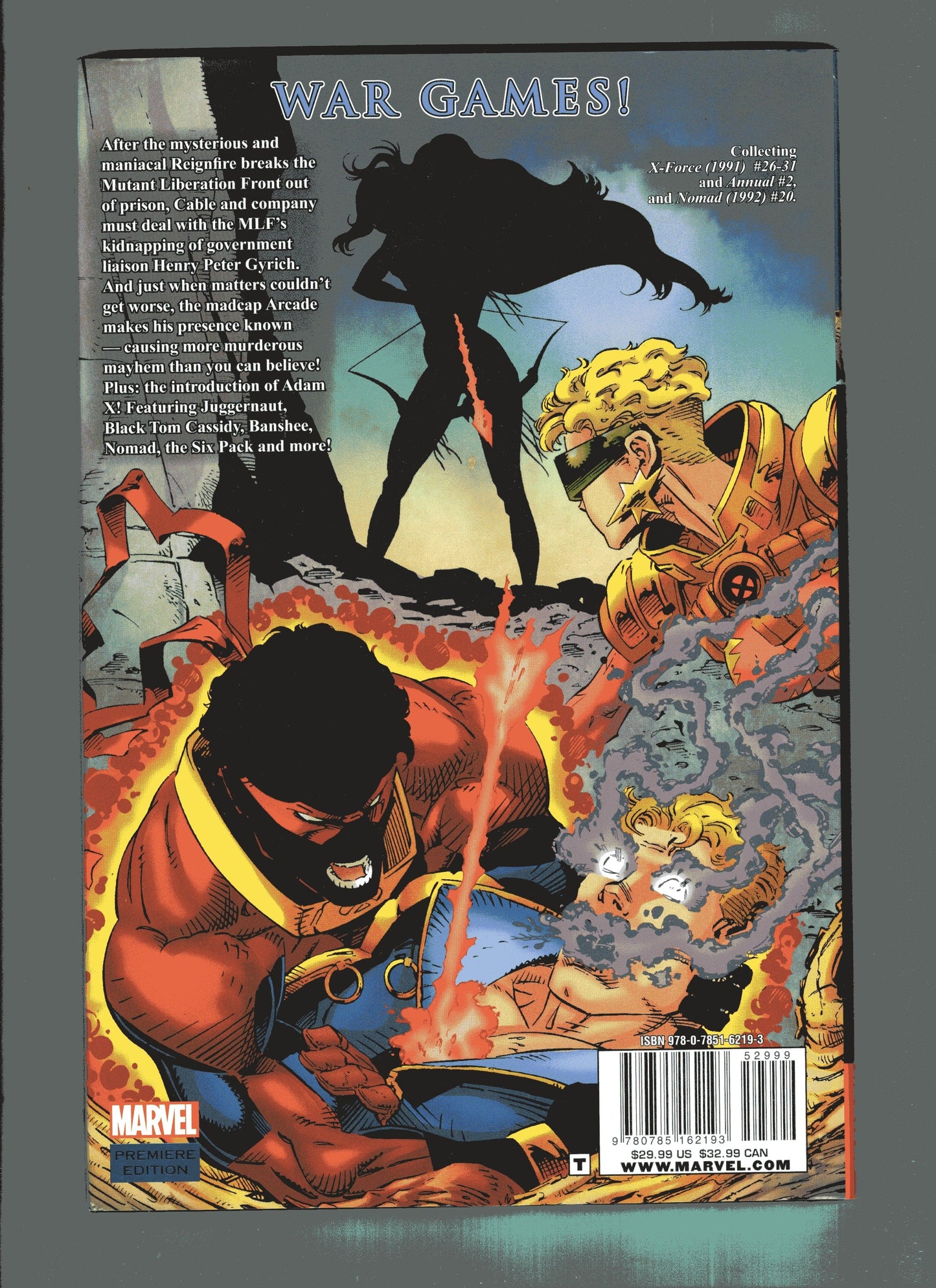 MARVEL COMICS TRADE X-Force Toy Soldiers Prem Hardcover