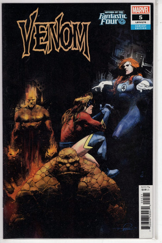MARVEL COMICS VENOM #5 ZAFFINO RETURN OF FANTASTIC FOUR VAR