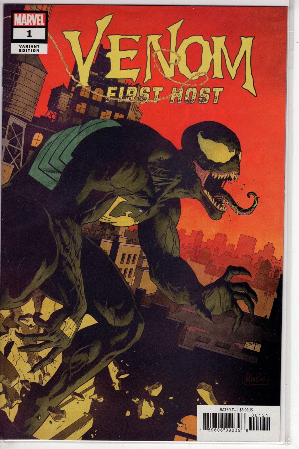 MARVEL COMICS VENOM FIRST HOST #1 (OF 5) RIVERA VAR
