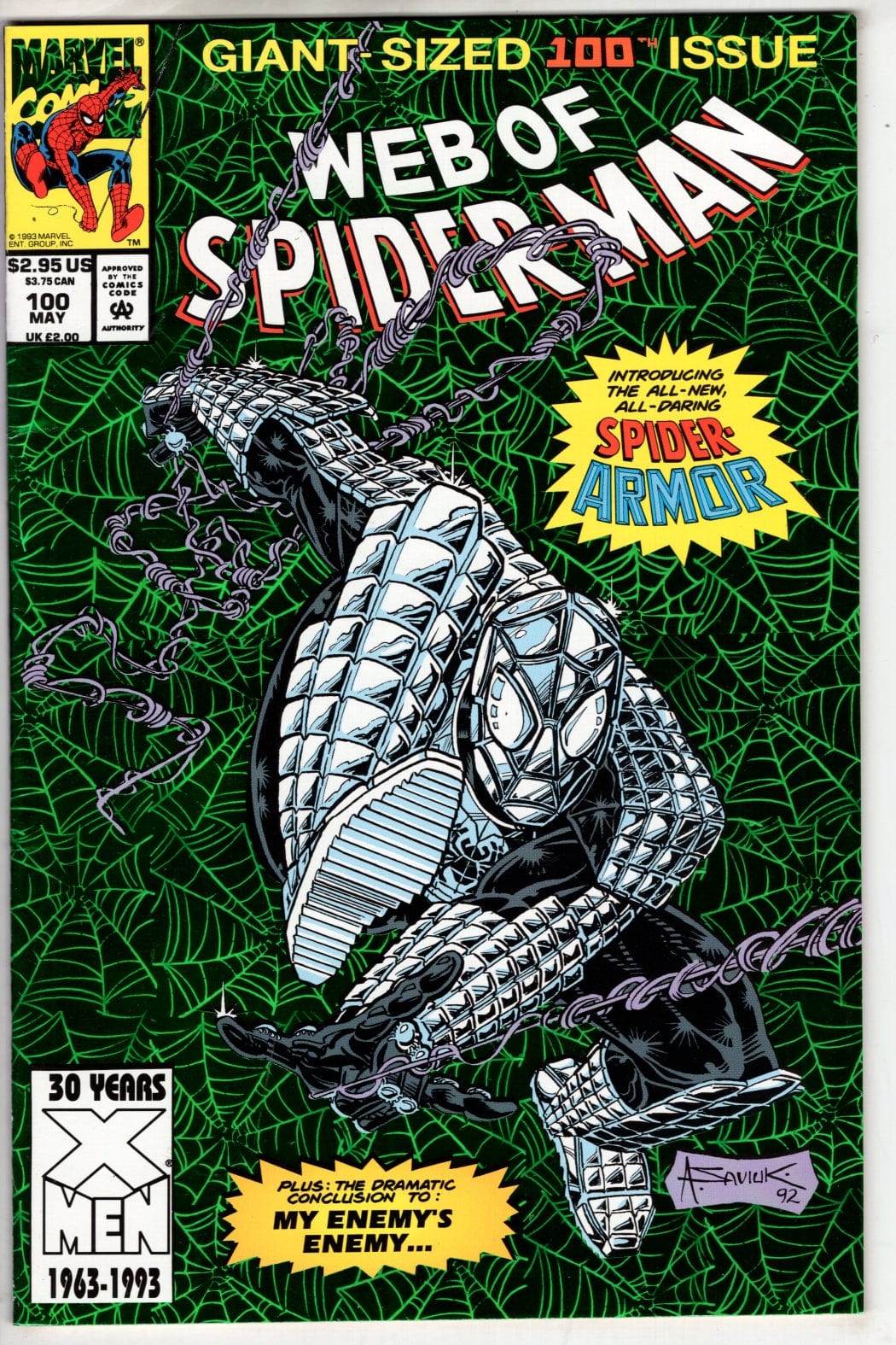 Marvel Comics Web of Spider-Man #100