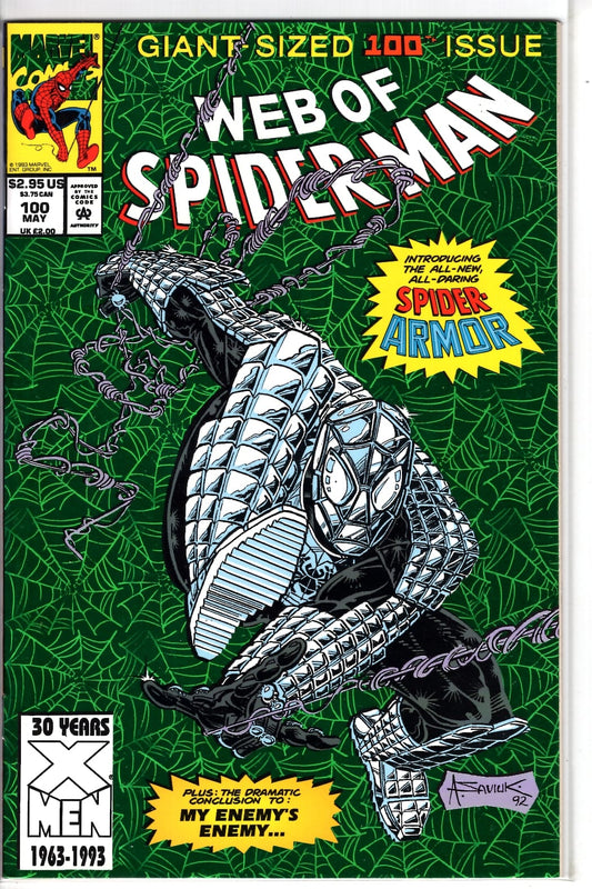 Marvel Comics Web of Spider-Man #100 [FINE]