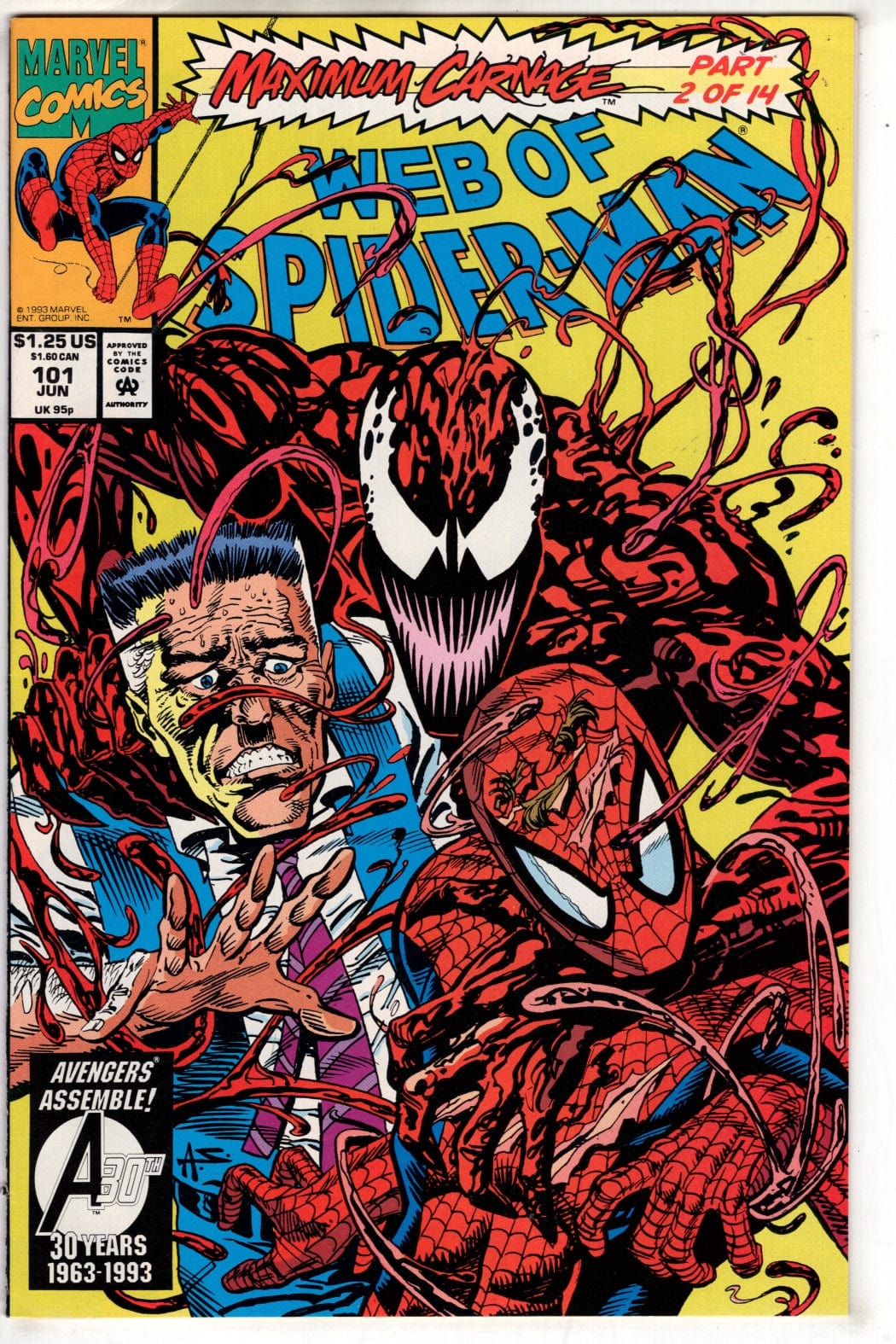 Marvel Comics Web of Spider-Man #101