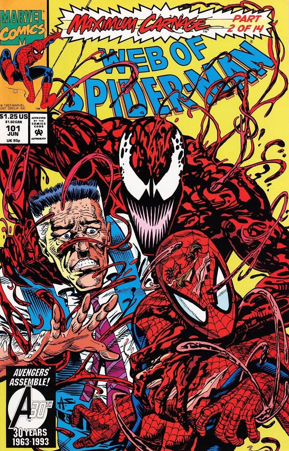 Marvel Comics Web of Spider-Man #101 [FINE]