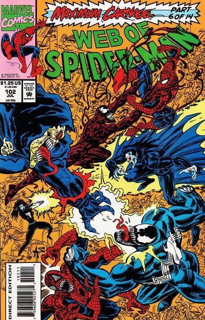 Marvel Comics Web of Spider-Man #102 [VF]