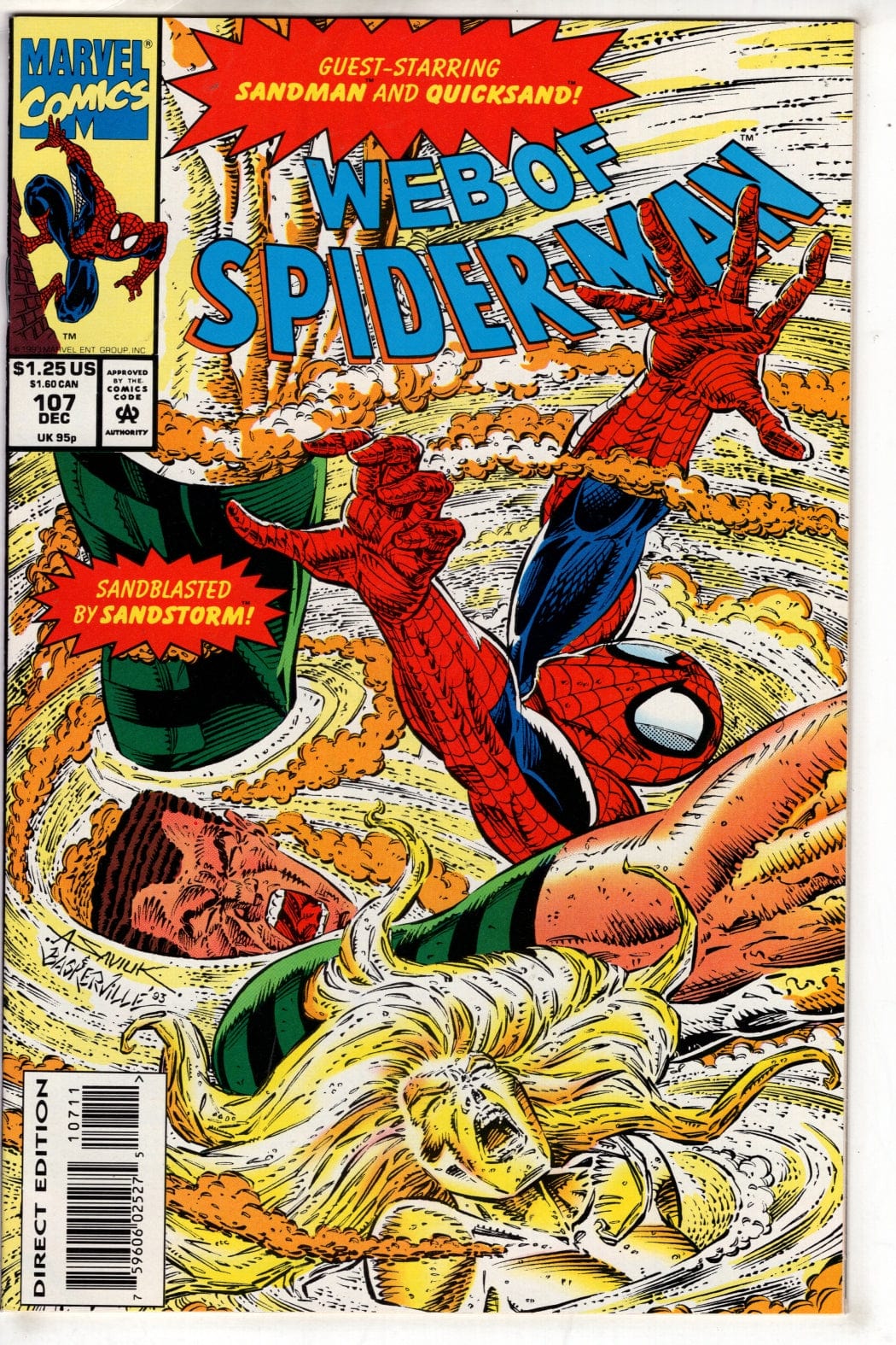 Marvel Comics Web of Spider-Man #107