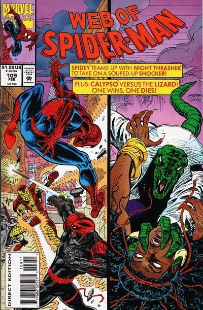 Marvel Comics Web of Spider-Man #109 [FINE]