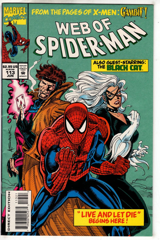 Marvel Comics Web of Spider-Man #113