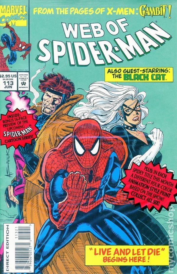 Marvel Comics Web of Spider-Man #113 [FINE]