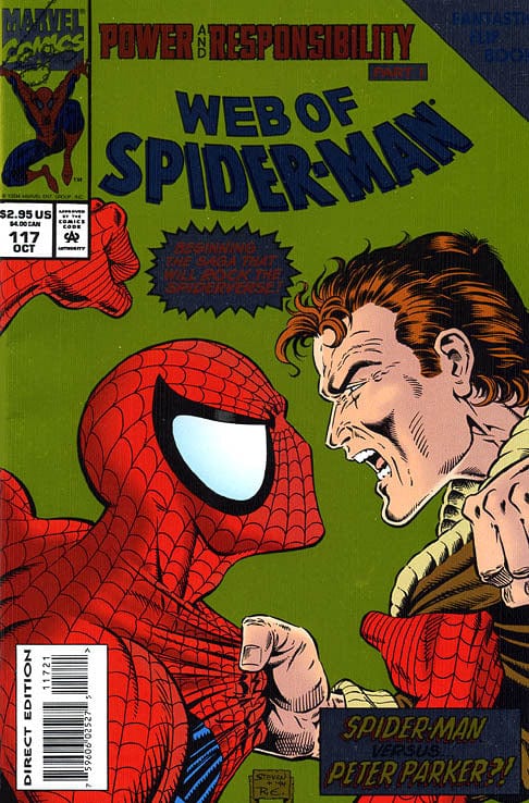 Marvel Comics Web of Spider-Man #117
