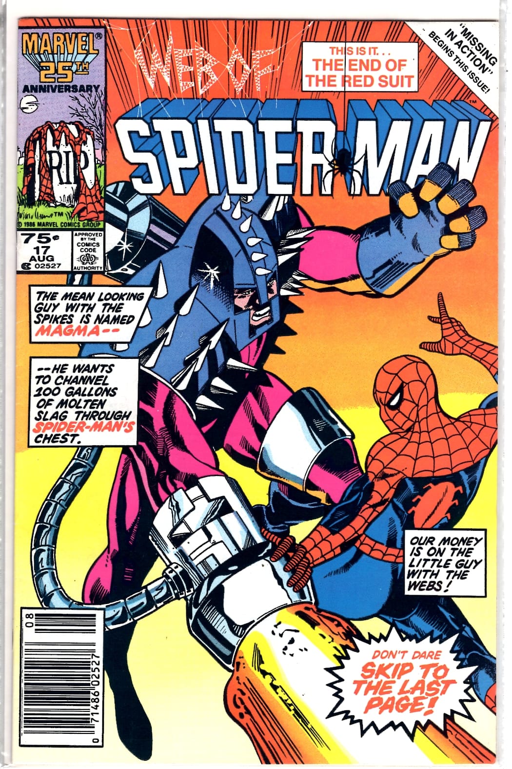 Marvel Comics Web of Spider-Man #17 [FN/VF]