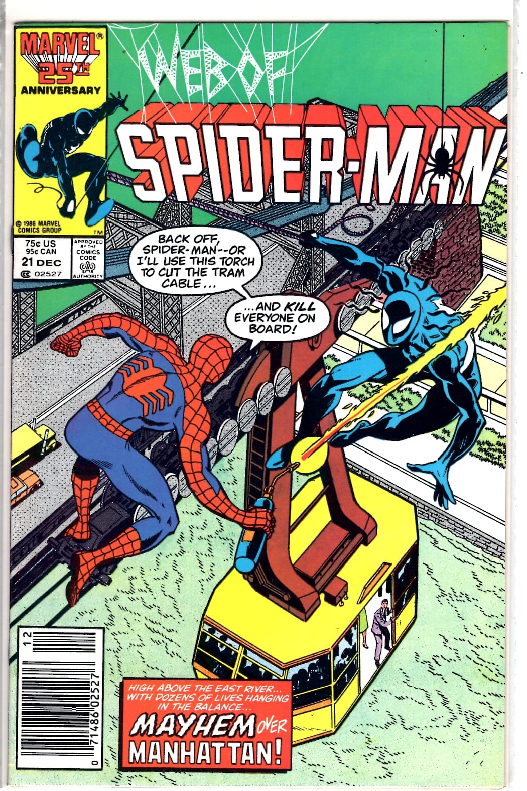 Marvel Comics Web of Spider-Man #21 [FN/VF]