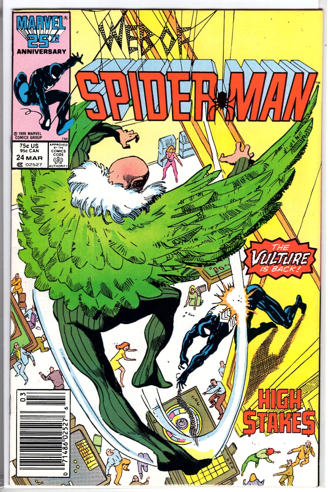 Marvel Comics Web of Spider-Man #24 [FN/VF]