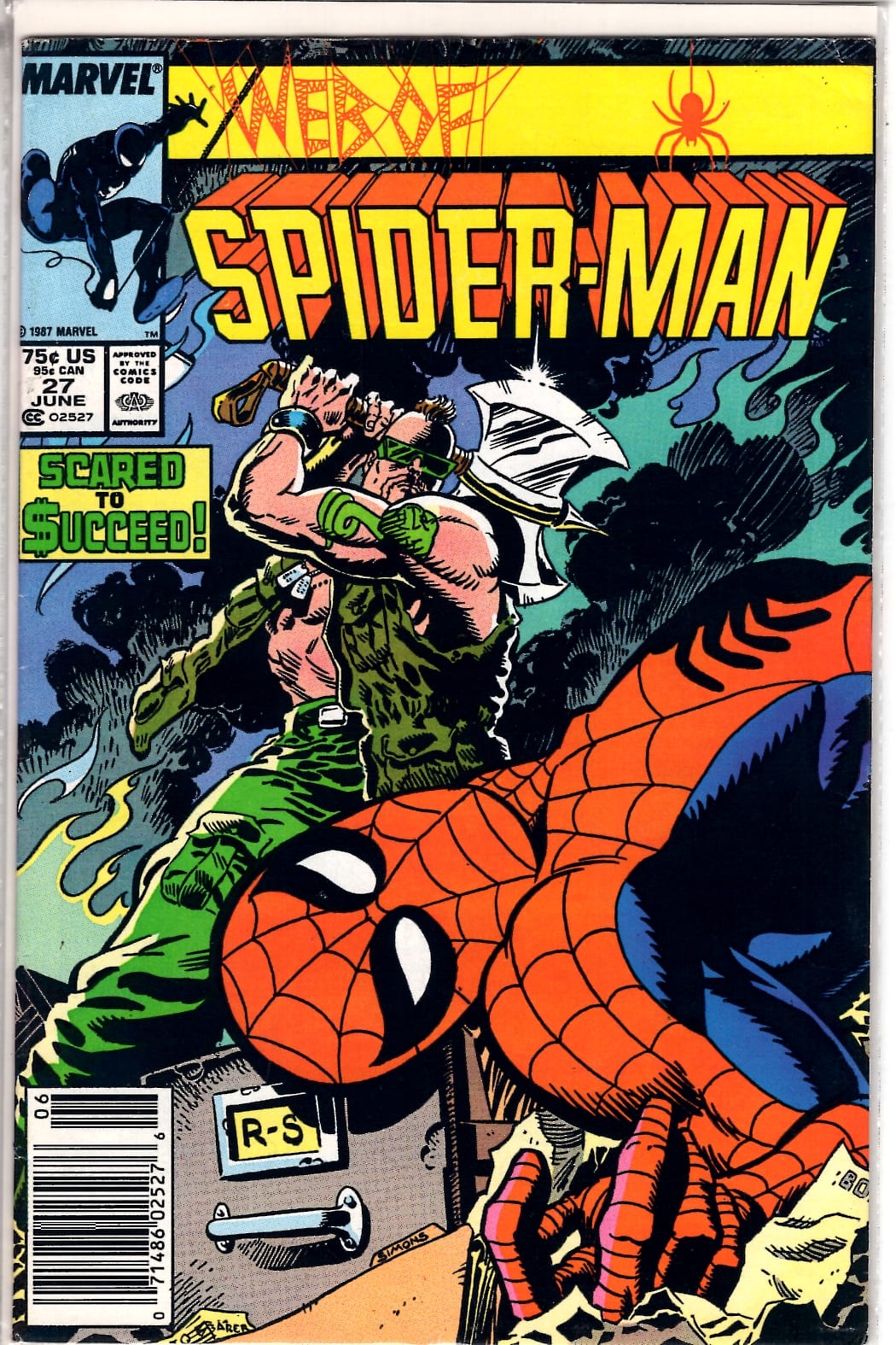 Marvel Comics Web of Spider-Man #27 [FN/VF]