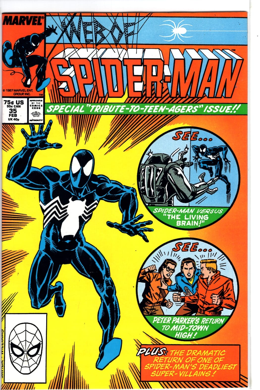 Marvel Comics Web of Spider-Man #35 [FN/VF]