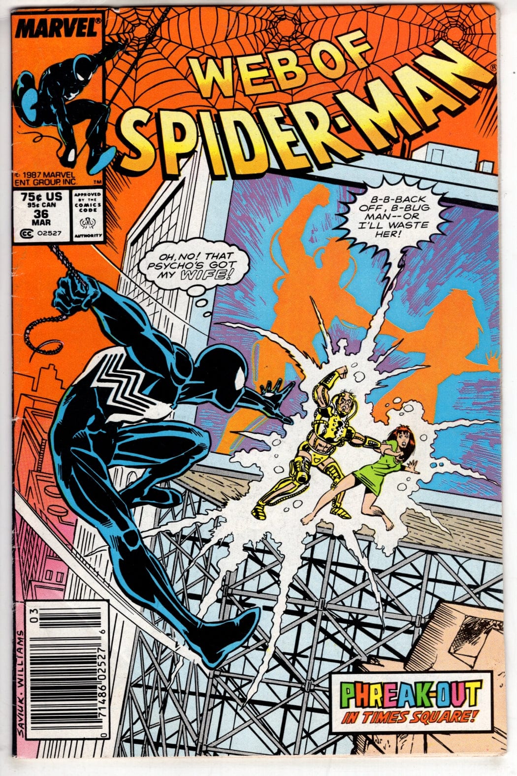 Marvel Comics Web of Spider-Man #36