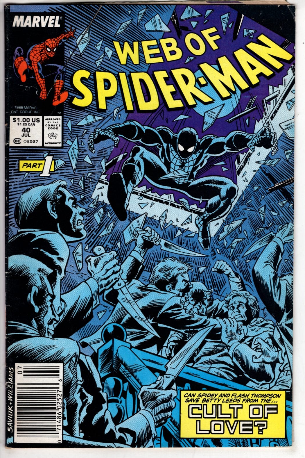 Marvel Comics Web of Spider-Man #40
