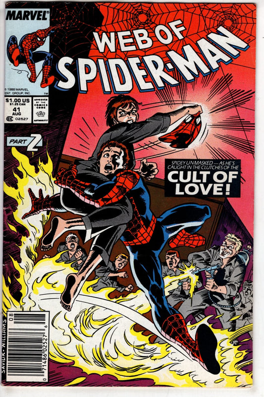 Marvel Comics Web of Spider-Man #41