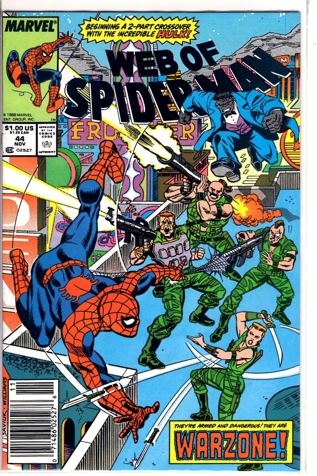 Marvel Comics Web of Spider-Man #44 [FN]