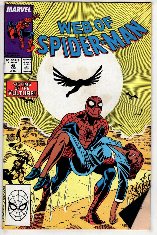 Marvel Comics Web of Spider-Man #45