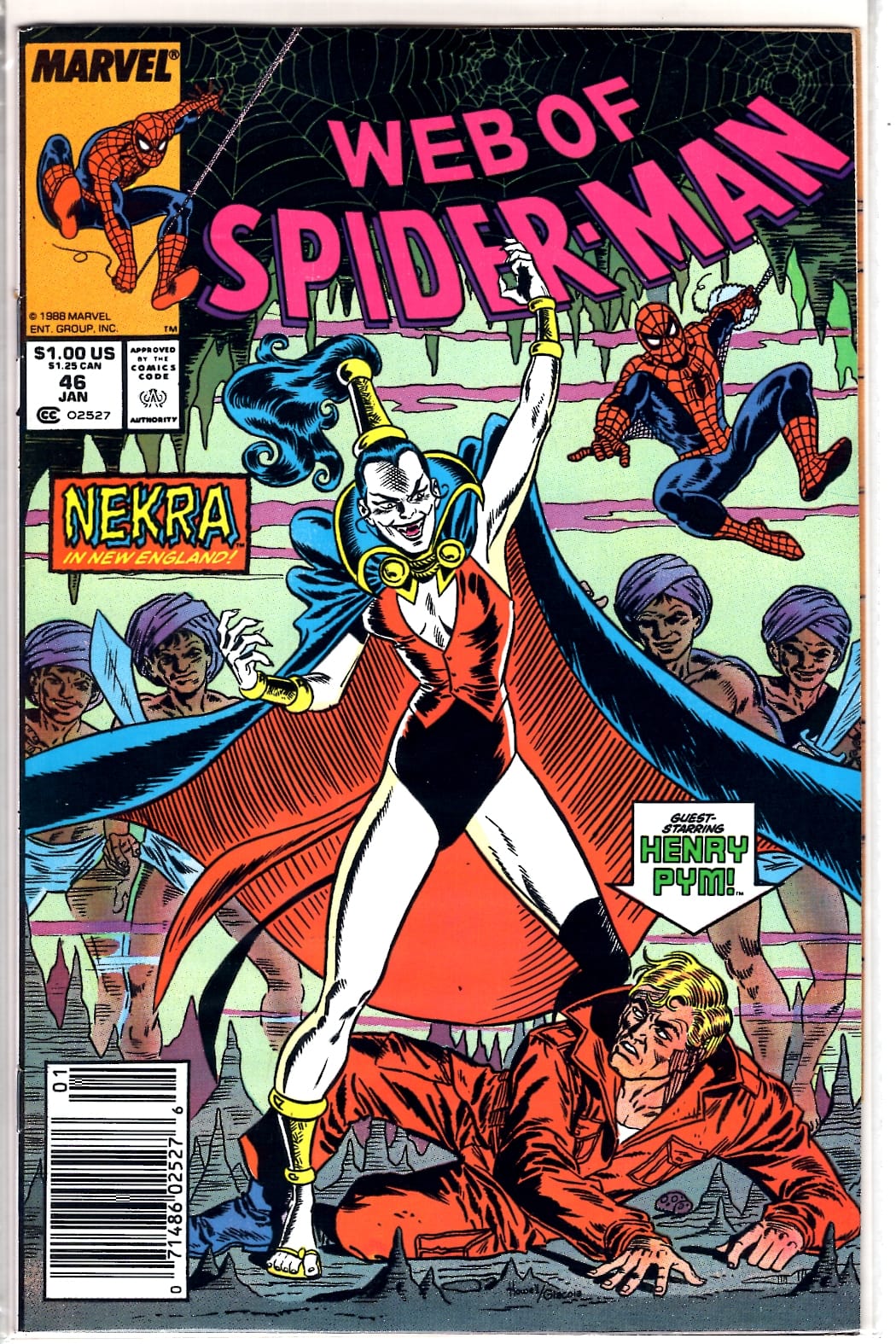 Marvel Comics Web of Spider-Man #46 [FN]