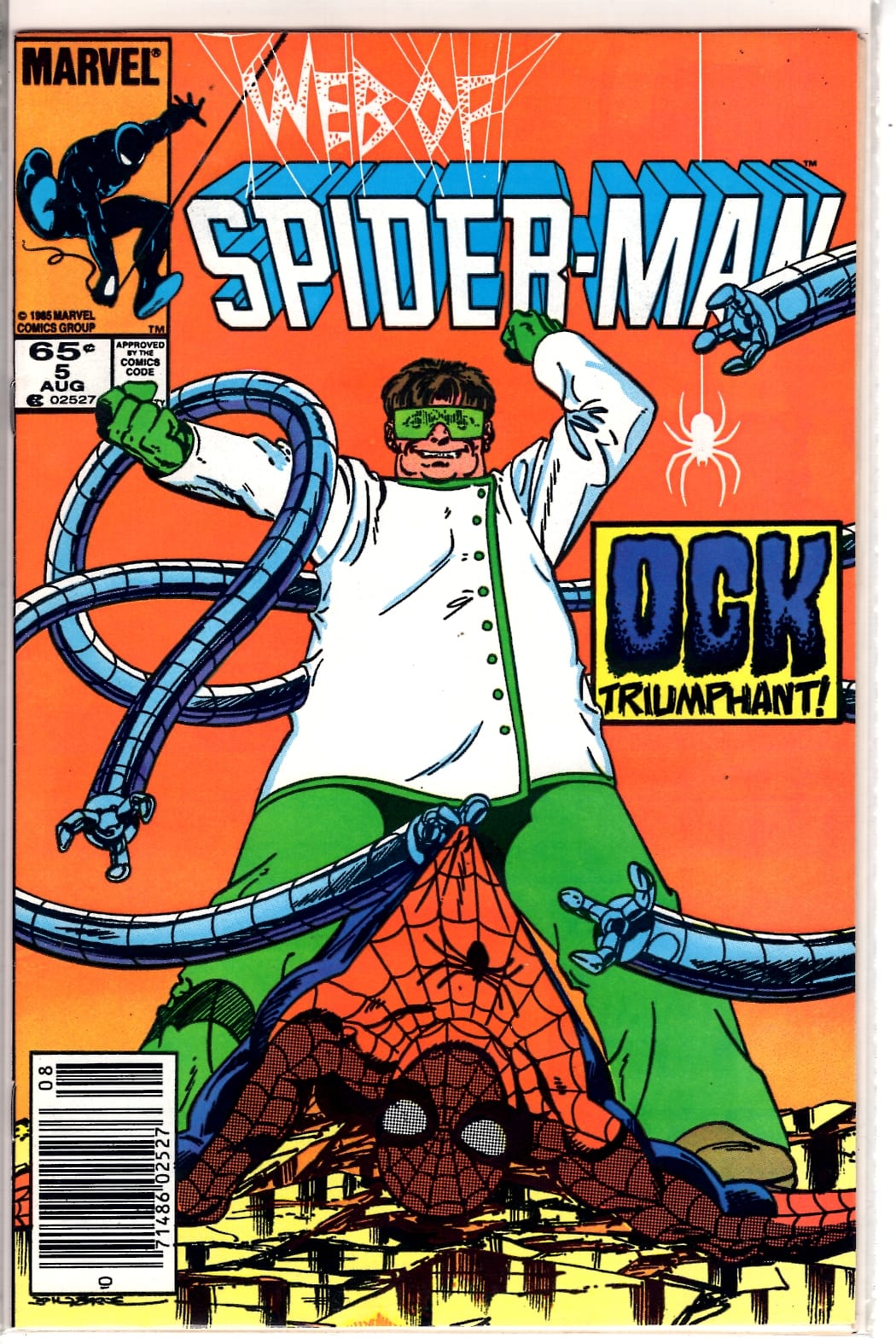 Marvel Comics Web of Spider-Man #5 [FN/VF]