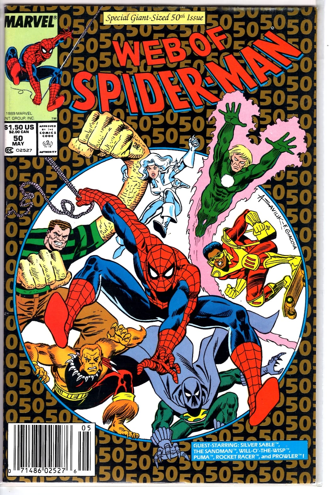 Marvel Comics Web of Spider-Man #50 [FN]