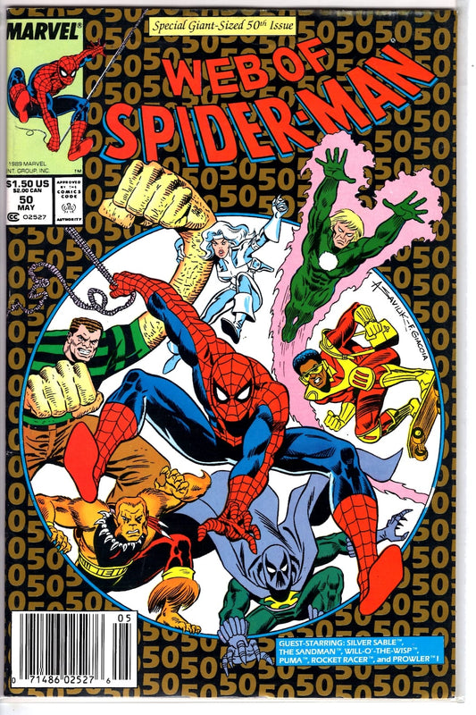 Marvel Comics Web of Spider-Man #50 [FN]