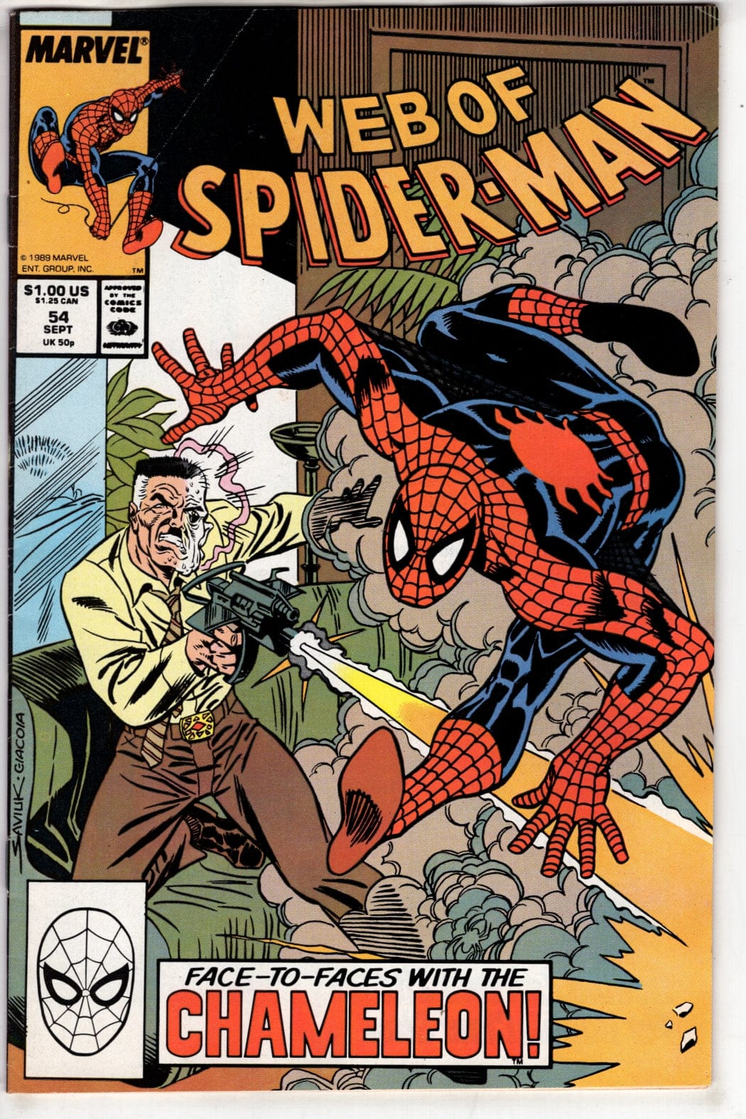 Marvel Comics Web of Spider-Man #54