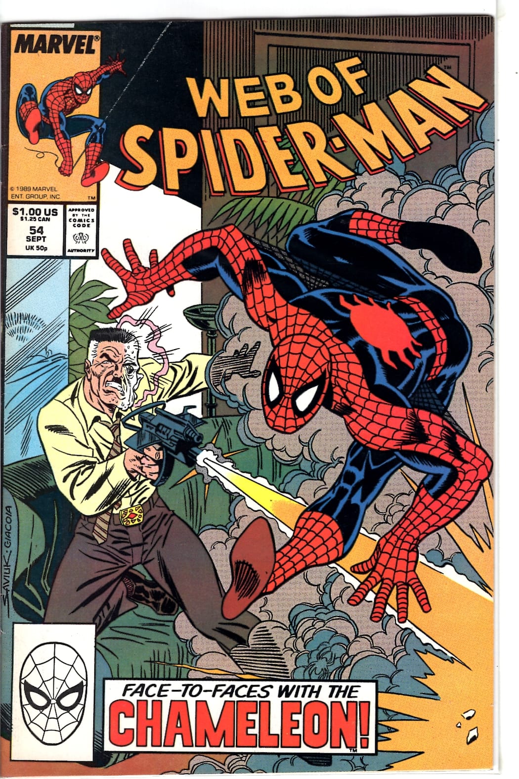 Marvel Comics Web of Spider-Man #54 [FN]