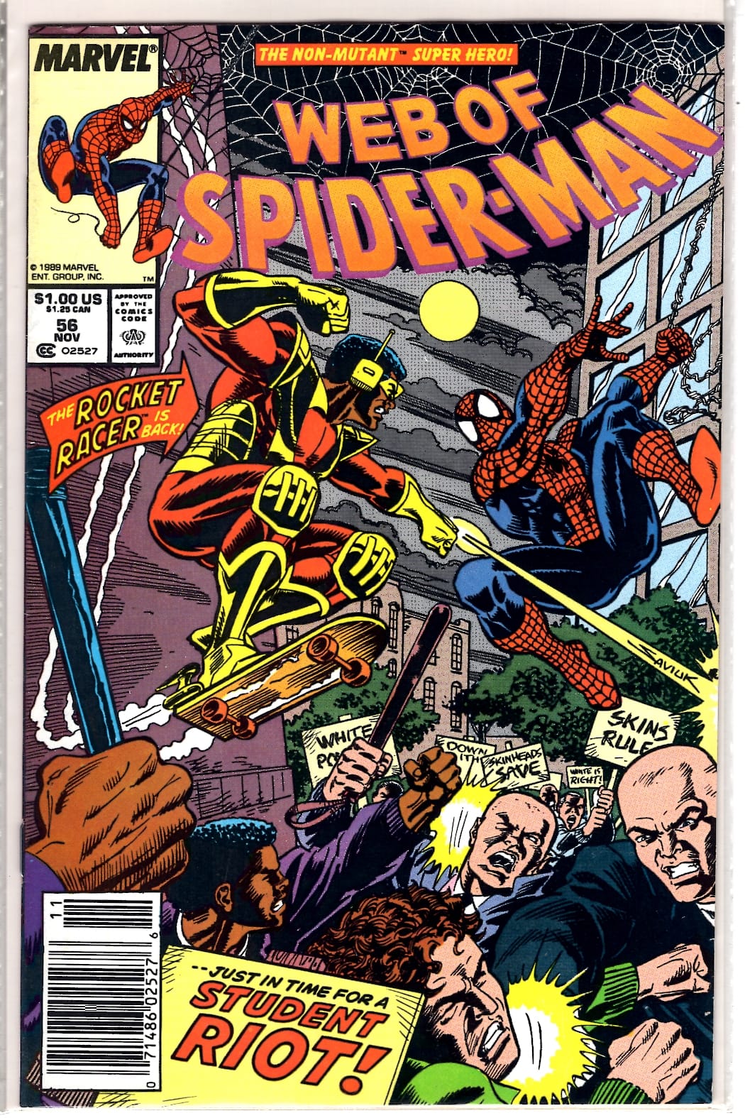 Marvel Comics Web of Spider-Man #56 [FN]