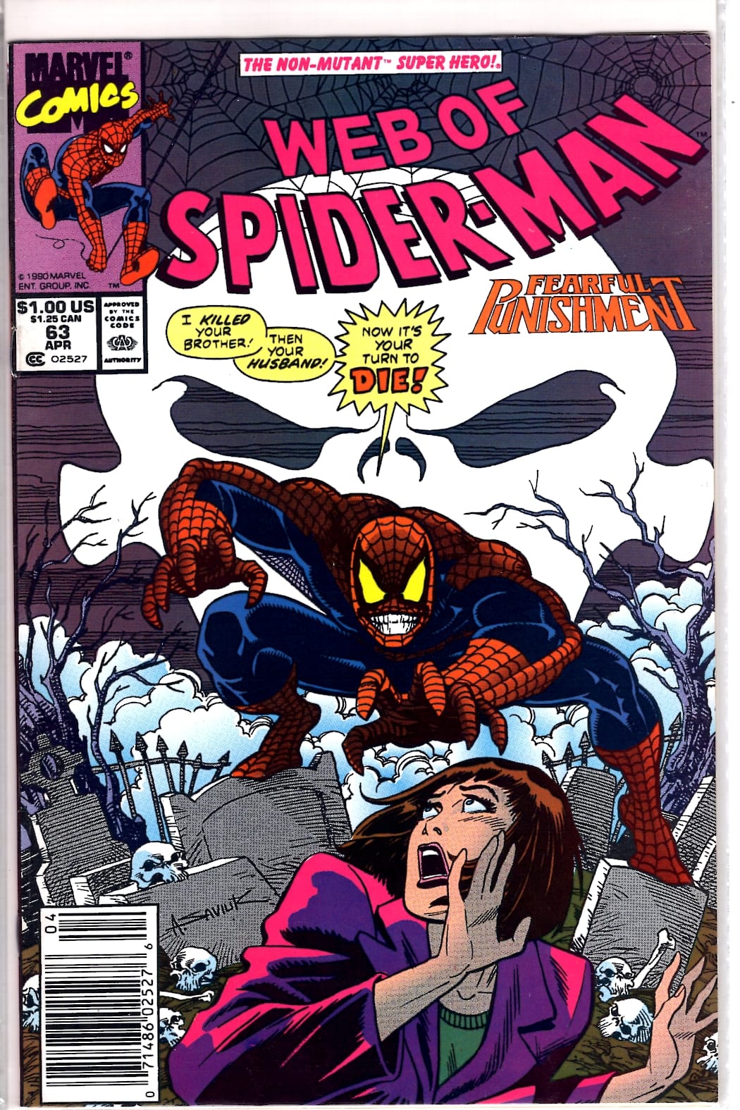 Marvel Comics Web of Spider-Man #63 [FN]