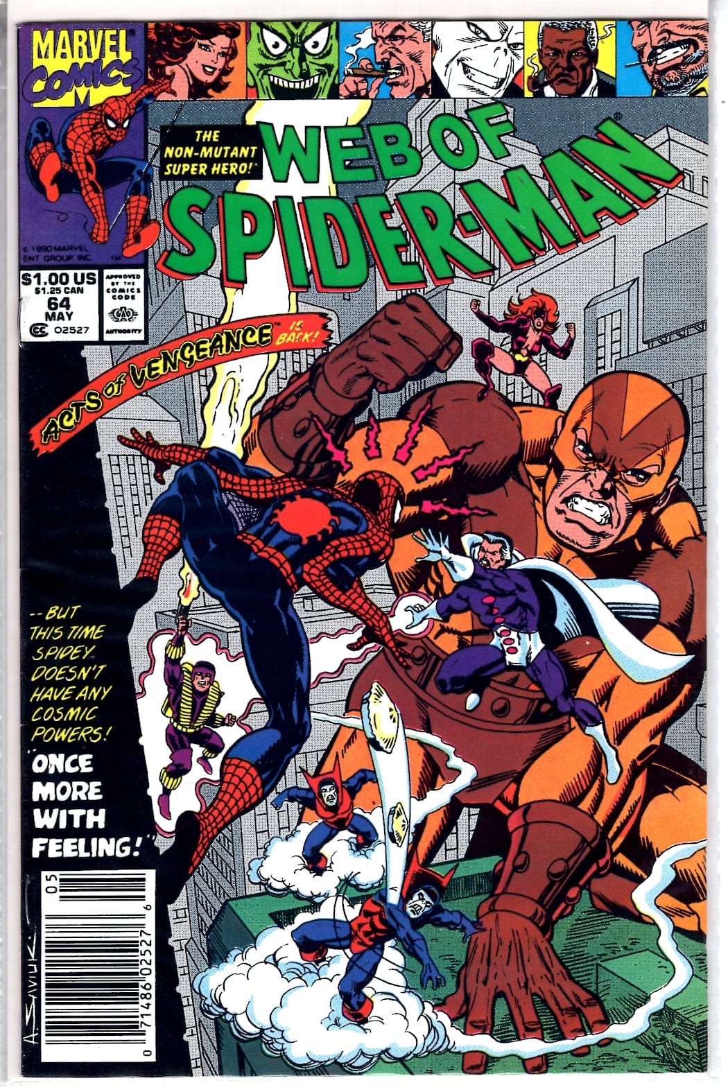 Marvel Comics Web of Spider-Man #64 [FN]