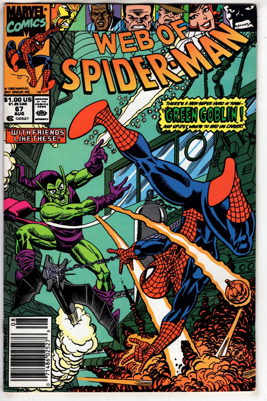 Marvel Comics Web of Spider-Man #67