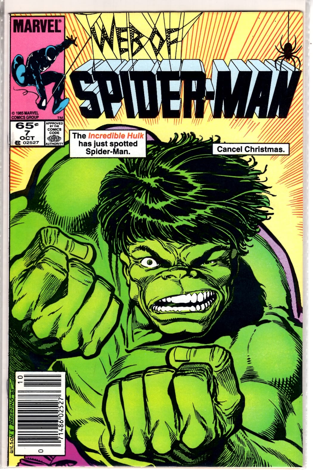Marvel Comics Web of Spider-Man #7 [FN/VF]