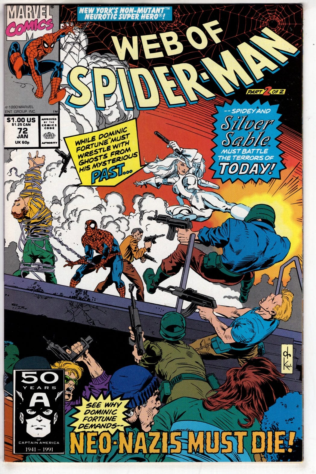Marvel Comics Web of Spider-Man #72