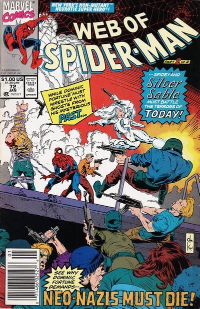 Marvel Comics Web of Spider-Man #72 [FINE]