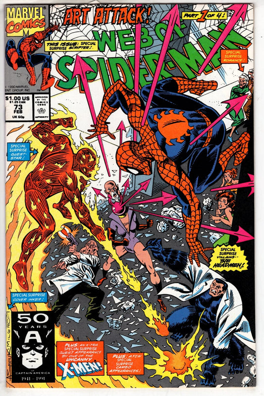 Marvel Comics Web of Spider-Man #73