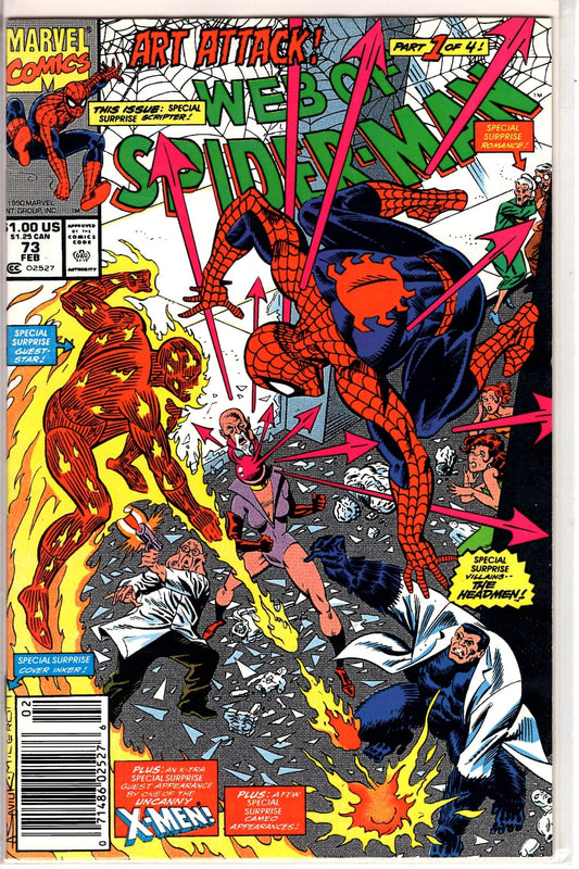 Marvel Comics Web of Spider-Man #73 [FINE]