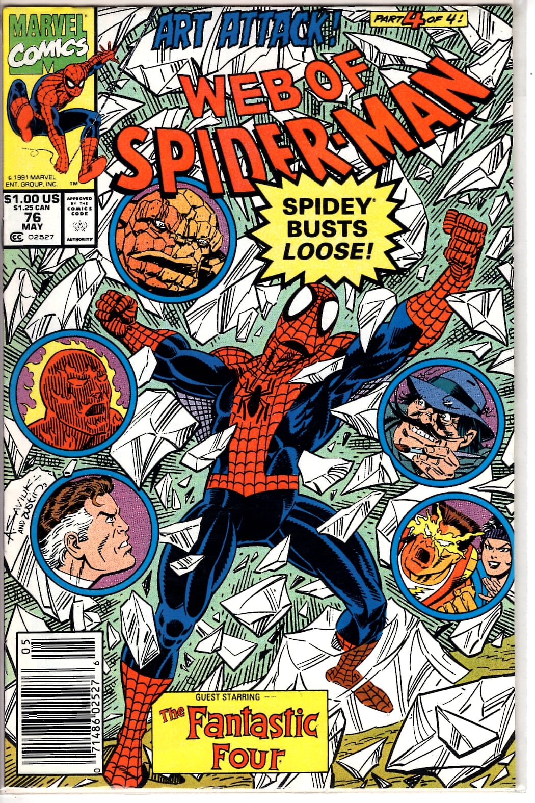 Marvel Comics Web of Spider-Man #76 [FINE]