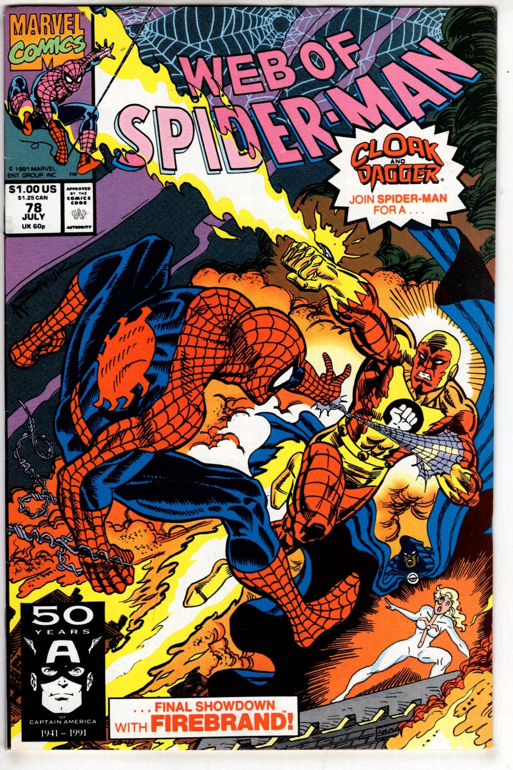 Marvel Comics Web of Spider-Man #78