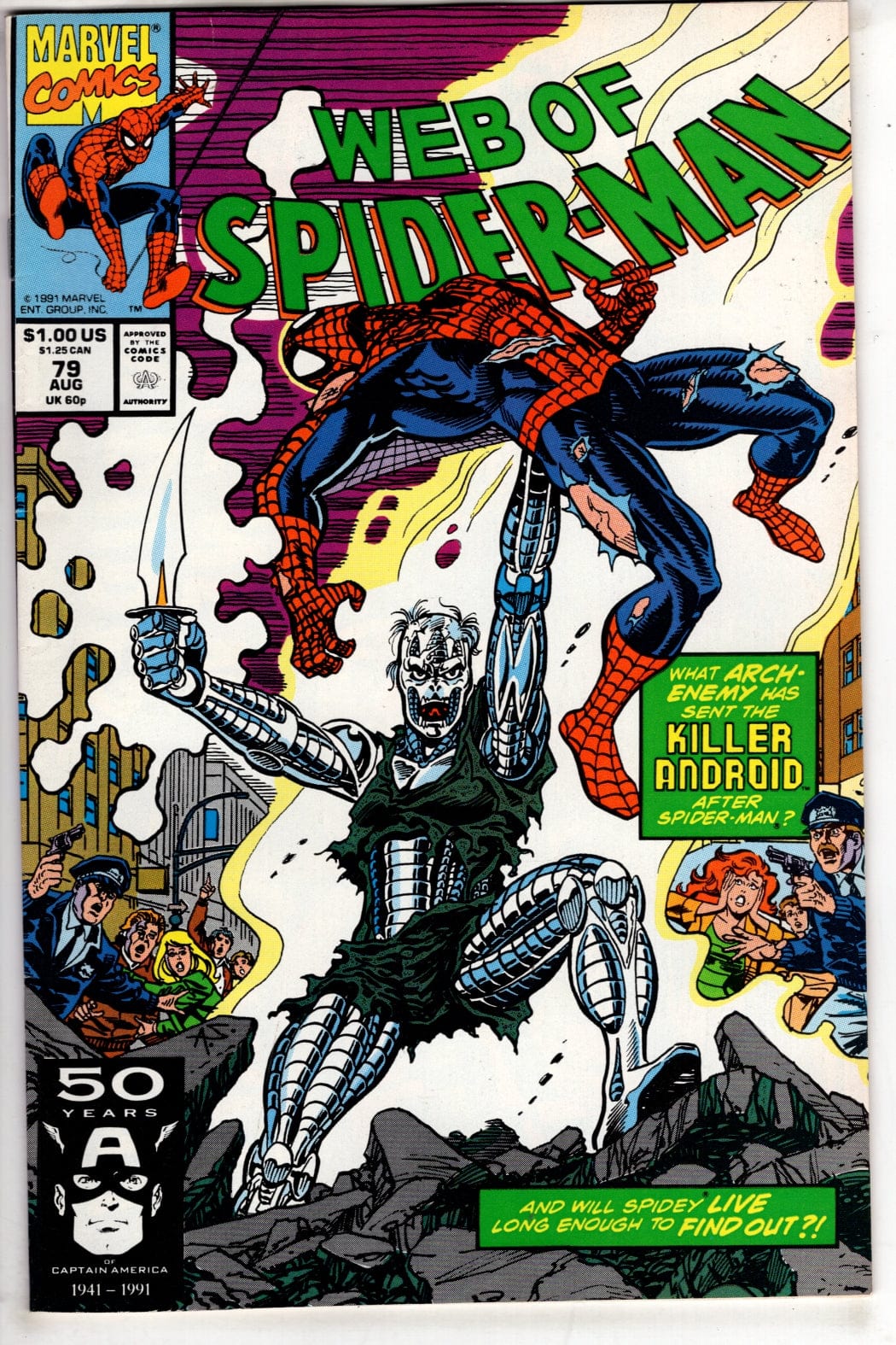 Marvel Comics Web of Spider-Man #79