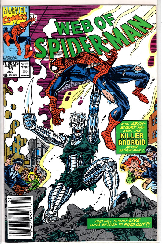Marvel Comics Web of Spider-Man #79 [FINE]