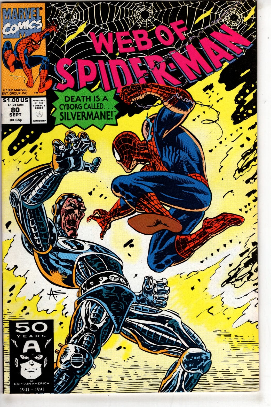 Marvel Comics Web of Spider-Man #80