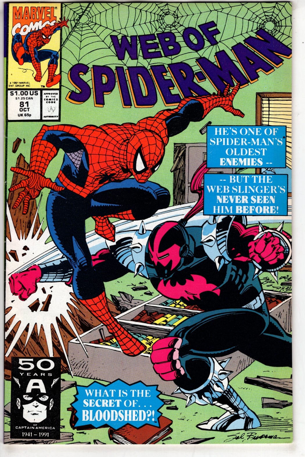 Marvel Comics Web of Spider-Man #81