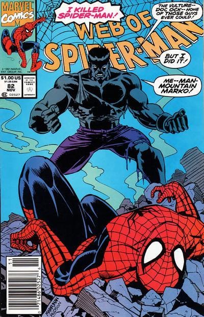 Marvel Comics Web of Spider-Man #82 [FINE]