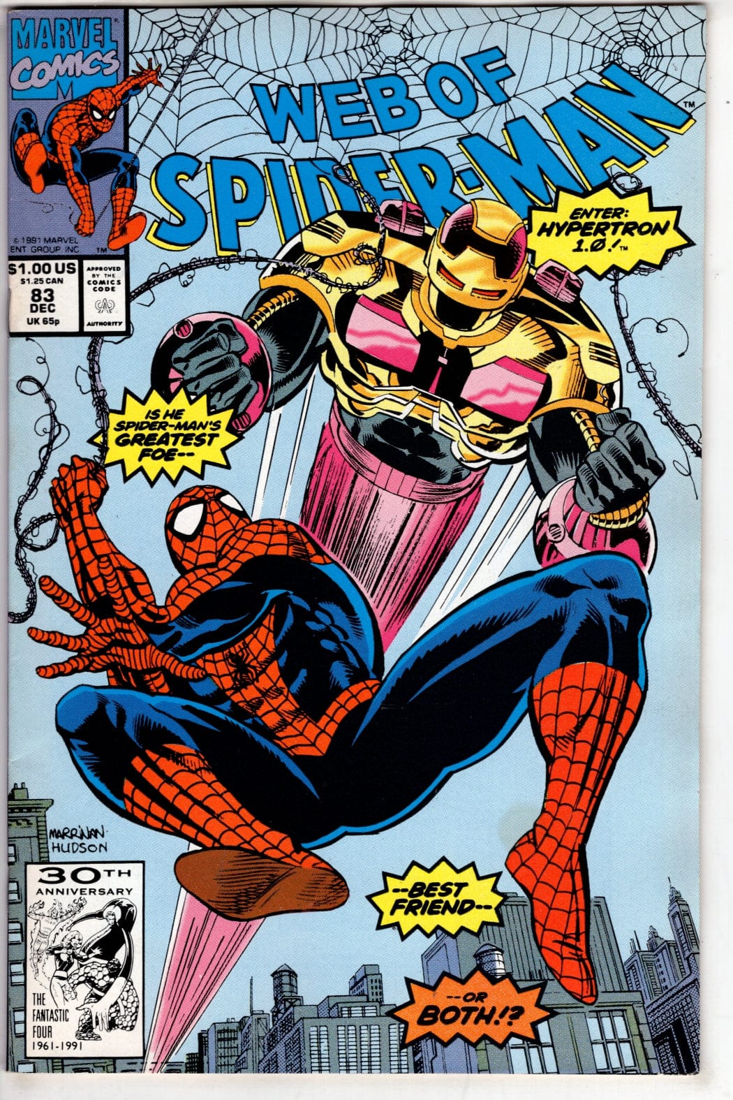 Marvel Comics Web of Spider-Man #83
