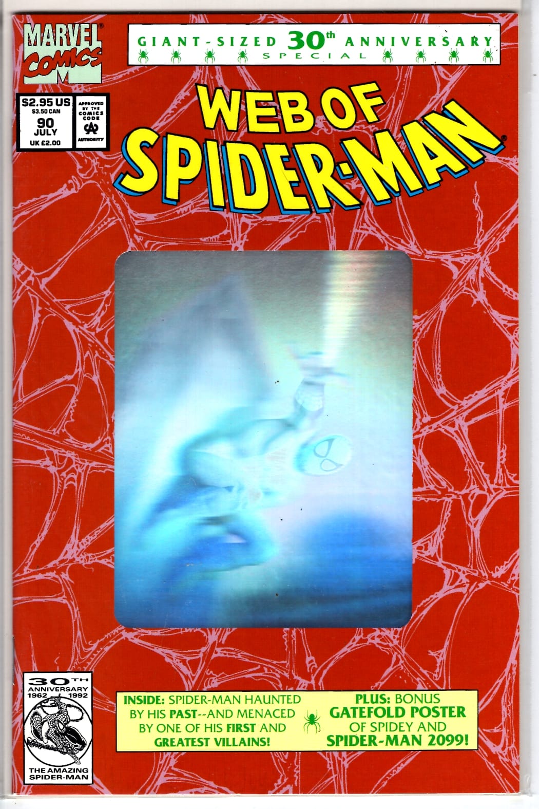 Marvel Comics Web of Spider-Man #90 [FINE]