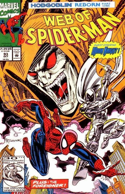 Marvel Comics Web of Spider-Man #93 [FINE]