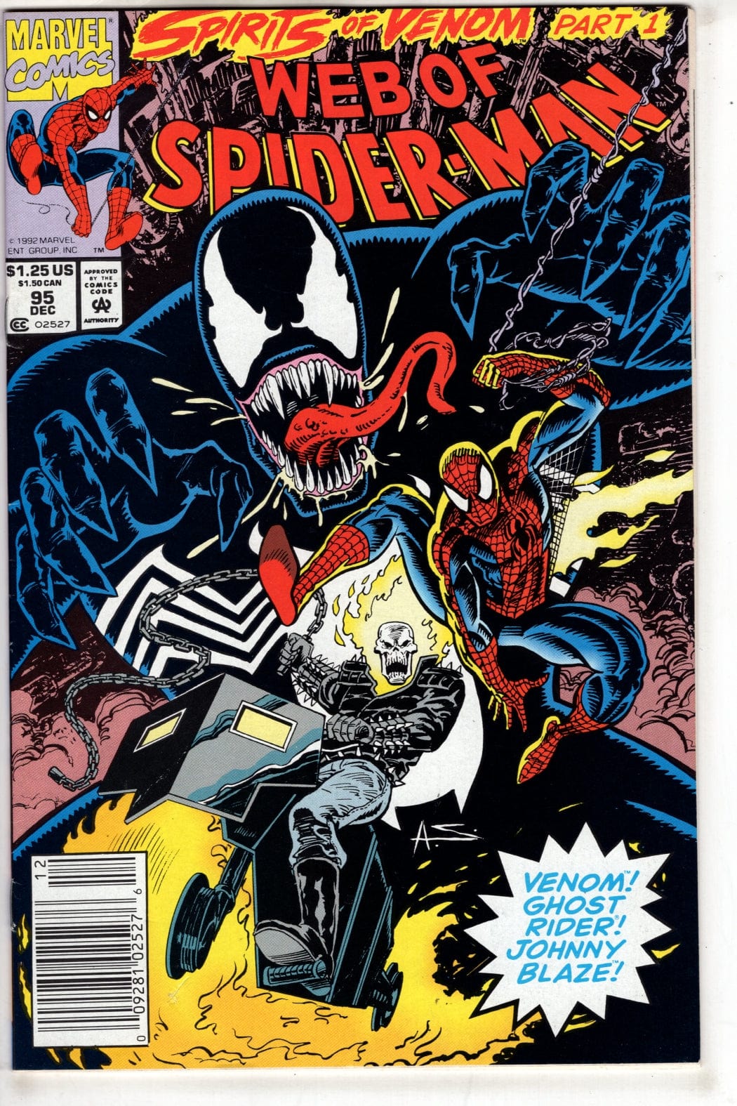 Marvel Comics Web of Spider-Man #95