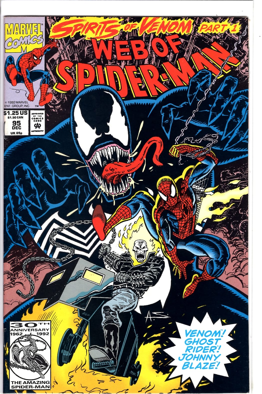 Marvel Comics Web of Spider-Man #95 [FINE]